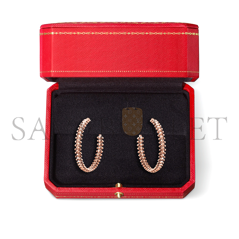 CARTIER CLASH DE CARTIER HOOP EARRINGS SMALL MODEL B8301416 CARTIER CLASH DE CARTIER HOOP EARRINGS SMALL MODEL B8301416